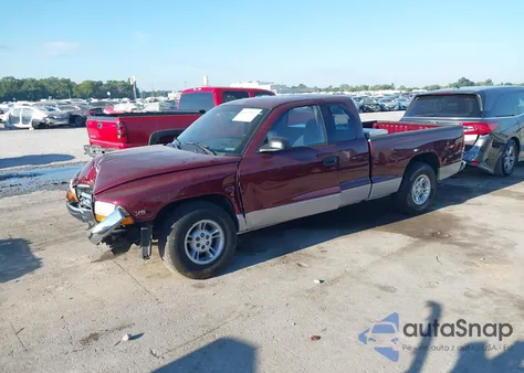 2000 Dodge Dakota Slt/Sport from USA, damaged, VIN 1B7GL22X2YS681385